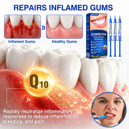 🏅🦷🛡️ DOCTIA® GumRevive Advanced Gum Care & Repair Gel🌞