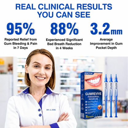 🏅🦷🛡️ DOCTIA® GumRevive Advanced Gum Care & Repair Gel🌞