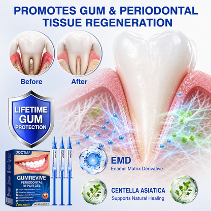🏅🦷🛡️ DOCTIA® GumRevive Advanced Gum Care & Repair Gel🌞