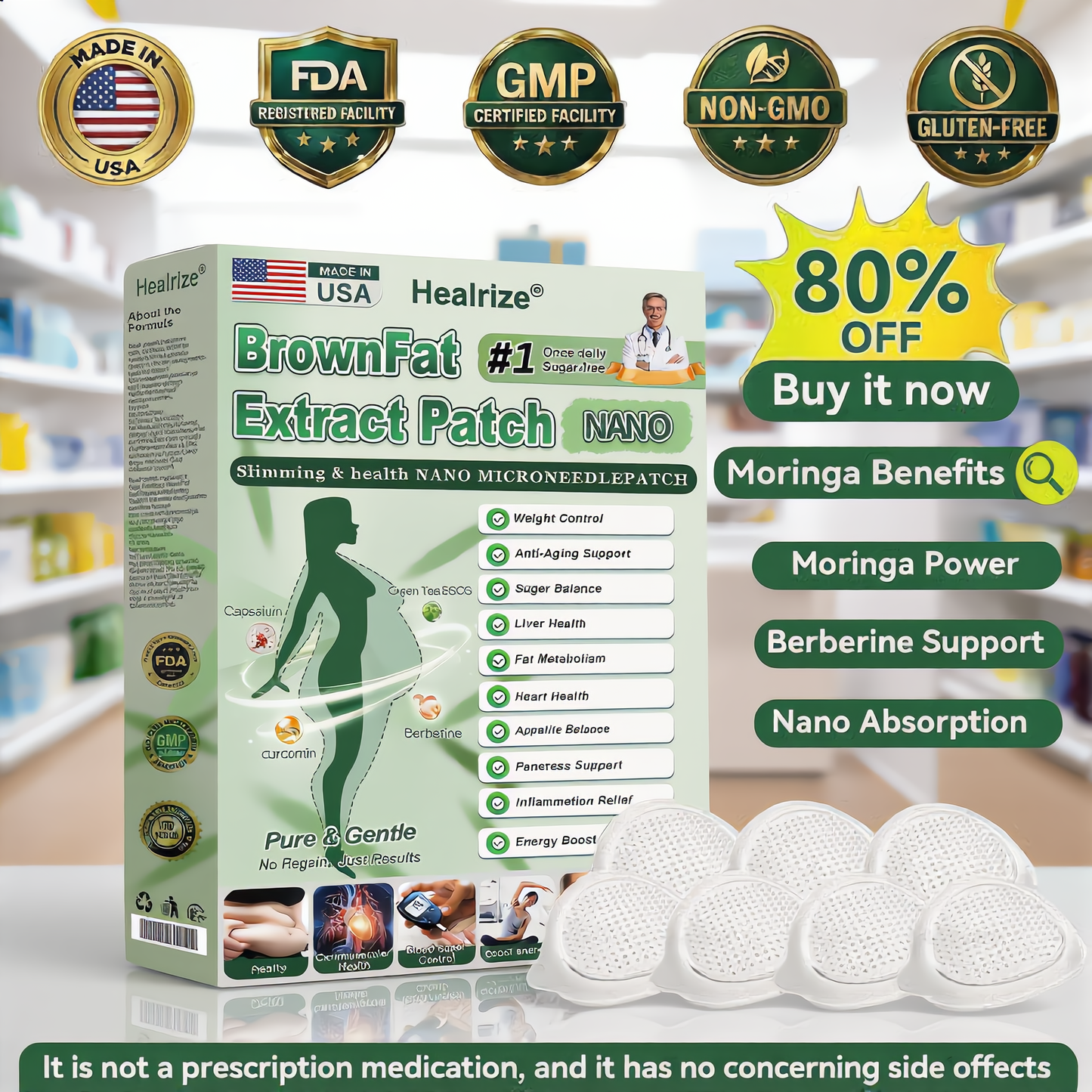 𝑶𝒇𝒇𝒊𝒄𝒊𝒂𝒍 𝑺𝒕𝒐𝒓𝒆 |👩‍⚕️ 𝐇𝐞𝐚𝐥𝐫𝐢𝐳𝐞® 𝑴𝒐𝒓𝒊𝒏𝒈𝒂 & 𝑩𝒆𝒓𝒃𝒆𝒓𝒊𝒏𝒆 10-𝑰𝑵-1 𝑨𝒅𝒗𝒂𝒏𝒄𝒆𝒅 𝑵𝒂𝒏𝒐 𝑴𝒊𝒄𝒓𝒐𝒏𝒆𝒆𝒅𝒍𝒆 𝑷𝒂𝒕𝒄𝒉 (𝐎𝐧𝐜𝐞 𝐃𝐚𝐢𝐥𝐲, 𝐯𝐢𝐬𝐢𝐛𝐥𝐞 𝐜𝐡𝐚𝐧𝐠𝐞𝐬 𝐢𝐧 𝟕 𝐝𝐚𝐲𝐬）✅ 𝐎𝐛𝐞𝐬𝐢𝐭𝐲, 𝐃𝐢𝐚𝐛𝐞𝐭𝐞𝐬, 𝐒𝐥𝐞𝐞𝐩 𝐀𝐩𝐧𝐞𝐚, 𝐀𝐧𝐝 𝐉𝐨𝐢𝐧𝐭 𝐈𝐬𝐬𝐮𝐞𝐬😈😈