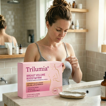 🏆 Trilumia® Advanced Nano Microneedle Bust Patch For Fuller, Firmer-Looking Curves Naturally